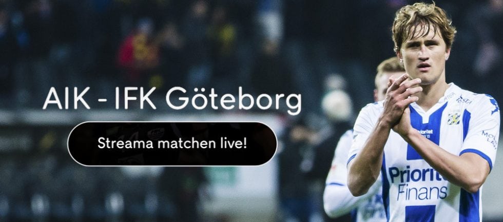AIK IFK Göteborg TV tider - vilken tid sänds Blåvitt vs AIK på TV?