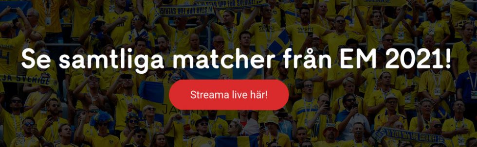 Fotbolls EM TV tider - program, TV-tablå & live stream på TV Sverige