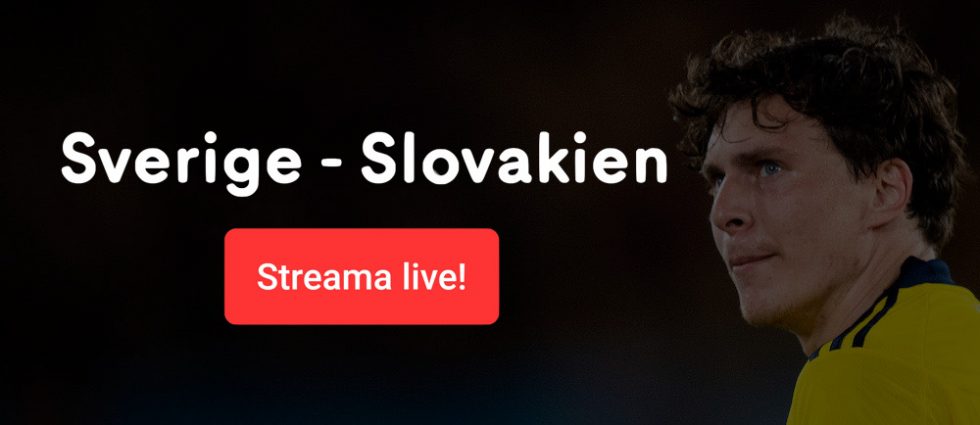 TV tider Sverige Slovakien