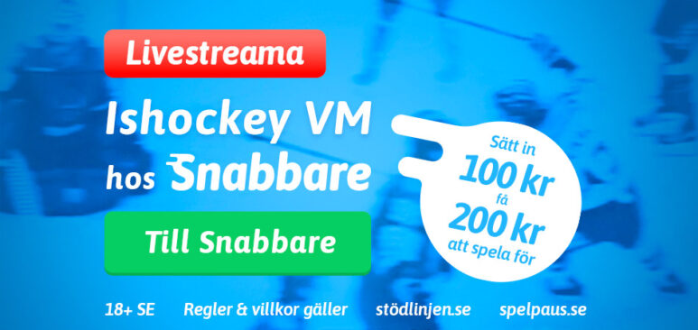 TV tider Sverige vs Kanada Hockey VM