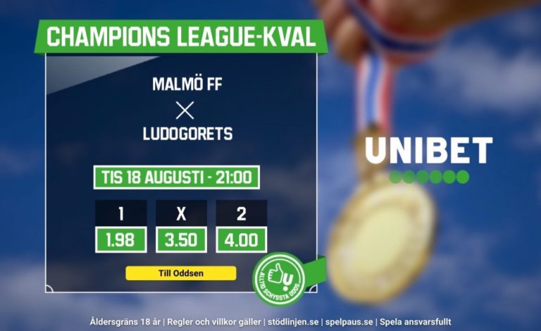 Malmö FF Ludogorets TV tider? Vilken tid spelar MFF i CL ...